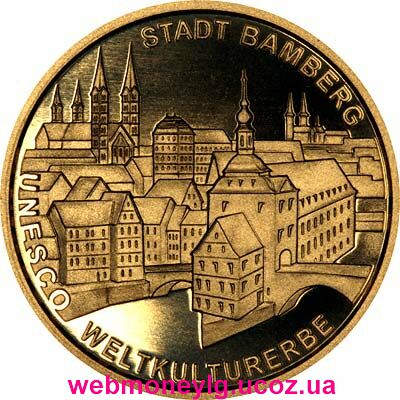 фото - золотая монета Германии